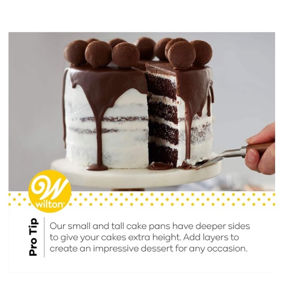⭐️ WILTON 6 inch Cake Pan Set Small & Tall - Picture 4 of 14